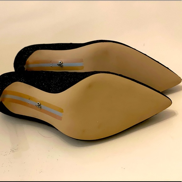 Sam Edelman Women's Hazel Pump, Metallic/Multi Glitter Dot, 6 W US - Picture 5 of 5